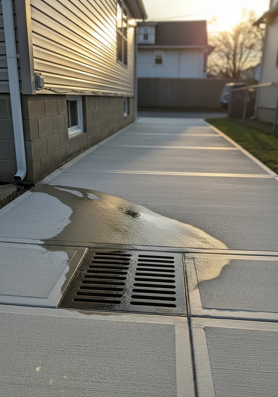 Carteret property owner and contractor discussing maintenance work on a residential property.
